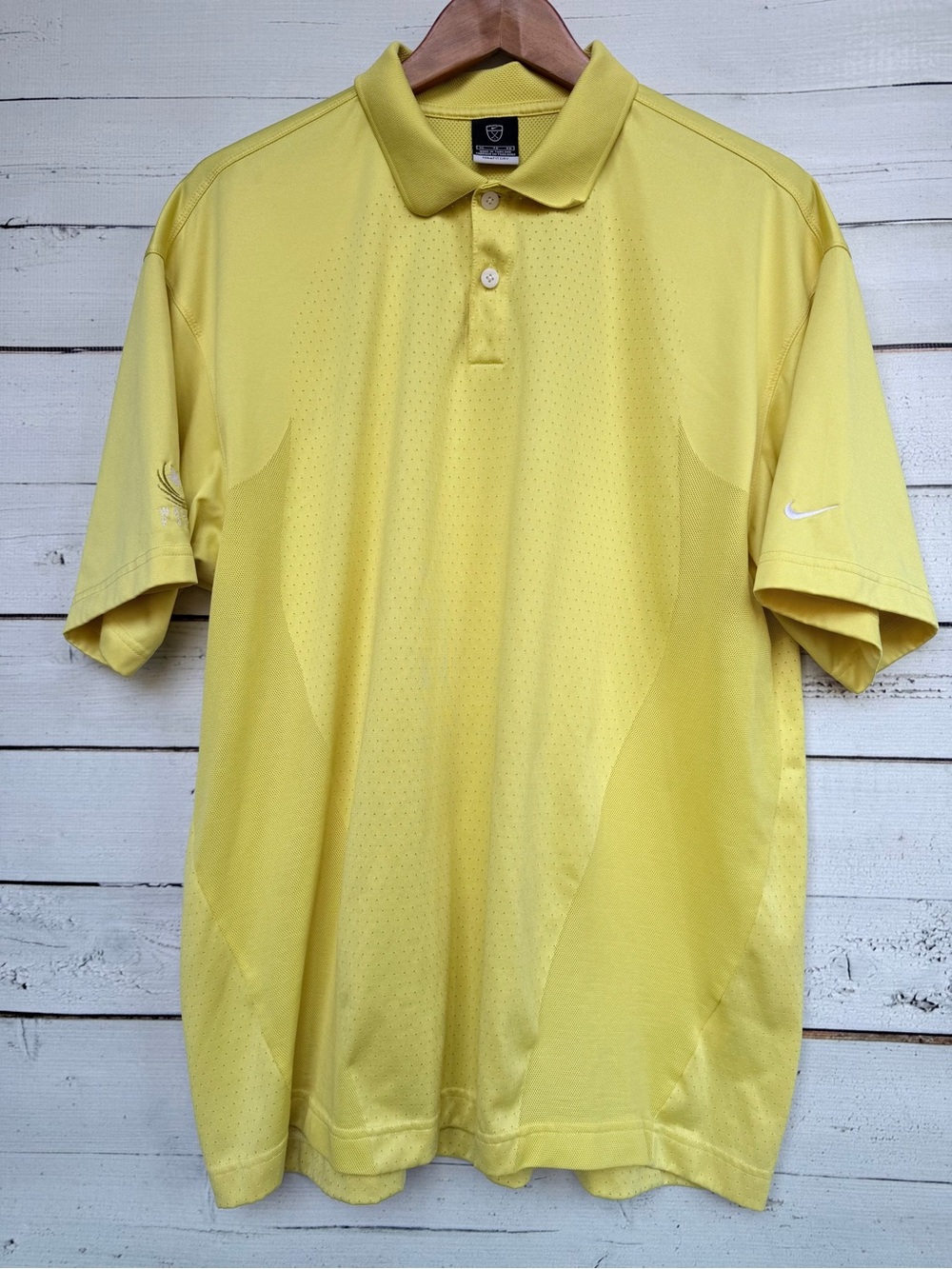 Nike Golf Fit Dry Perforated Accent Walden Ponds Polo Shirt Size XL